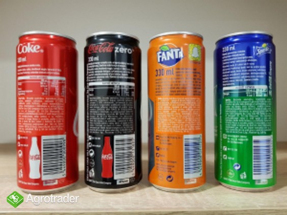 CocaCola, zero koksu, Fanta-and-Sprite i inne puszki i butelki na napo - zdjęcie 2