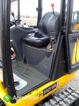 JCB 8018 2007 rok 1,6t - rozsuwane gąsienice - zdjęcie 4